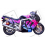 Adhesivo sticker SUZUKI GSX-R 750 AÑO 1992 NEGRO/ROSA (Producto compatible)