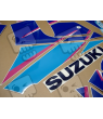 SUZUKI GSX-R 750 1992 - WHITE/BLUE VERSION DECALS SET
