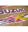 SUZUKI GSX-R 750 1994 - BLACK/PURPLE VERSION DECALS SET