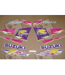SUZUKI GSX-R 750 1994 - BLACK/PURPLE VERSION DECALS SET