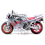 Adhesivo sticker SUZUKI GSX-R 750 AÑO 1994 PLATA/ROSA (Producto compatible)
