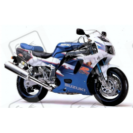 SUZUKI GSX-R 750 1994 - WHITE/BLUE SP VERSION DECALS SET