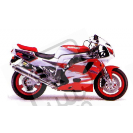 SUZUKI GSX-R 750 1995 - RED/WHITE VERSION DECALS SET