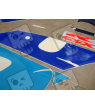 Suzuki GSX-R 750 1997 - WHITE/BLUE VERSION DECALS SET