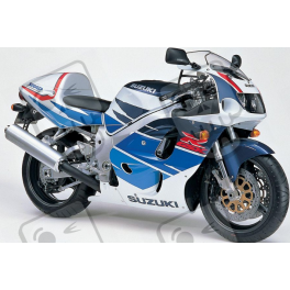 Suzuki GSX-R 750 1997 - WHITE/BLUE VERSION DECALS SET