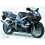 Suzuki GSX-R 750 2000 - BLACK/SILVER VERSION DECALS SET (Compatible Product)