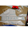 Suzuki GSX-R 750 2002 - WHITE/BLUE VERSION DECALS SET