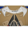 Suzuki GSX-R 750 2002 - WHITE/BLUE VERSION DECALS SET