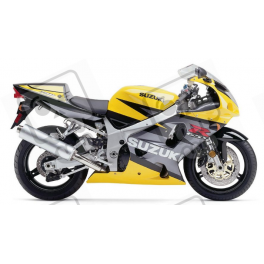 Suzuki GSX-R 750 2003 - YELLOW/GREY VERSION DECALS SET