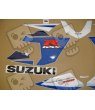 Suzuki GSX-R 750 2005 - BLUE/WHITE VERSION VERSION DECALS SET