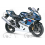 Adhesivo sticker SUZUKI GSX R750 AÑO 2005 AZUL/BLANCO (Producto compatible)