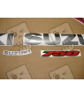 Suzuki GSX-R 750 2006 - BURGUNDY/BLACK VERSION DECALS SET