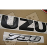 Suzuki GSX-R 750 2008 - BLACK/ORANGE VERSION DECALS SET