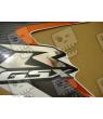 Suzuki GSX-R 750 2008 - BLACK/ORANGE VERSION DECALS SET