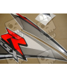 Suzuki GSX-R 750 2009 - WHITE/BLUE VERSION DECALS SET