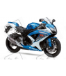 Suzuki GSX-R 750 2009 - WHITE/BLUE VERSION DECALS SET