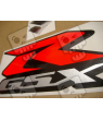 Suzuki GSX-R 750 2011 - WHITE/BLUE VERSION DECALS SET