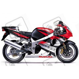Suzuki GSX-R 1000 2001 - RED/BLACK/SILVER VERSION DECALS SET