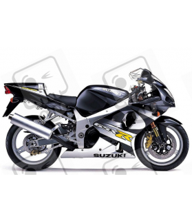 Suzuki GSX-R 1000 2001 - SILVER/BLACK VERSION DECALS SET