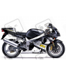 Suzuki GSX-R 1000 2001 - SILVER/BLACK VERSION DECALS SET