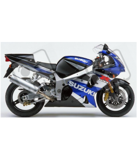 Suzuki GSX-R 1000 2002 - BLUE/BLACK/SILVER VERSION DECALS SET