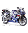 Suzuki GSX-R 1000 2002 - WHITE/BLUE VERSION DECALS SET