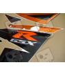 Suzuki GSX-R 1000 2003 - ORANGE/BLACK VERSION DECALS SET