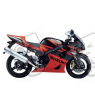 Suzuki GSX-R 1000 2003 - ORANGE/BLACK VERSION DECALS SET