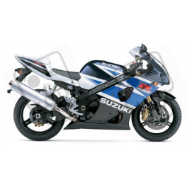 Suzuki GSX-R 1000 2003 - WHITE/BLUE VERSION VERSION DECALS SET