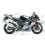 Adhesivo sticker SUZUKI GSXR1000 AÑO 2004 GRIS/NEGRO (Producto compatible)