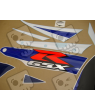 Suzuki GSX-R 1000 2004 - WHITE/BLUE VERSION DECALS SET