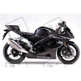 Suzuki GSX-R 1000 2005 - BLACK VERSION DECALS SET