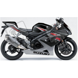 Suzuki GSX-R 1000 2005 - BLACK/GREY VERSION DECALS SET