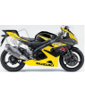 Suzuki GSX-R 1000 2005 - YELLOW/BLACK VERSION DECALS SET