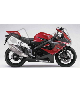 Suzuki GSX-R 1000 2006 - RED/BLACK VERSION DECALS SET