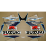 Suzuki GSX-R 1000 2006 - WHITE/BLUE VERSION DECALS SET