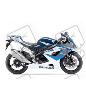 Suzuki GSX-R 1000 2006 - WHITE/BLUE VERSION DECALS SET