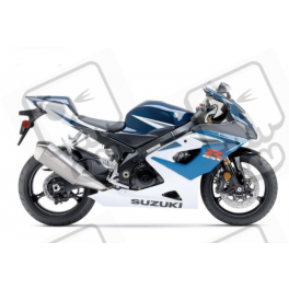 Suzuki GSX-R 1000 2006 - WHITE/BLUE VERSION DECALS SET