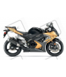 Suzuki GSX-R 1000 2008 - BLACK/GOLD VERSION DECALS SET
