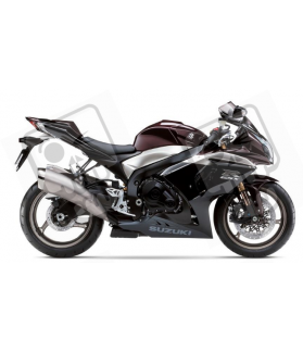 Suzuki GSX-R 1000 2009 - BURGUNDY/BLACK VERSION DECALS SET