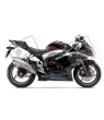 Suzuki GSX-R 1000 2009 - BURGUNDY/BLACK VERSION DECALS SET
