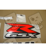 Suzuki GSX-R 1000 2009 - WHITE/BLUE VERSION DECALS SET