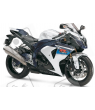 Suzuki GSX-R 1000 2010 - WHITE/BLACK VERSION DECALS SET