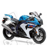 Suzuki GSX-R 1000 2010 - WHITE/BLACK VERSION DECALS SET