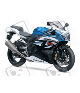 Suzuki GSX-R 1000 2014 - WHITE/BLUE/BLACK VERSION DECALS SET