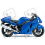 Adhesivo SUZUKI HAYABUSA AÑO 2007 AZUL (Producto compatible)