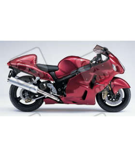 SUZUKI HAYABUSA 2007 - RED VERSION DECALS