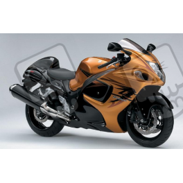 SUZUKI HAYABUSA 2009 - GOLD/BLACK VERSION DECALS