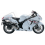 Adhesivo SUZUKI HAYABUSA AÑO 2012 BLANCO (Producto compatible)