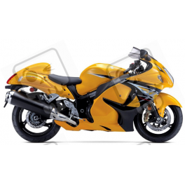 SUZUKI HAYABUSA 2013 - YELLOW VERSION DECALS